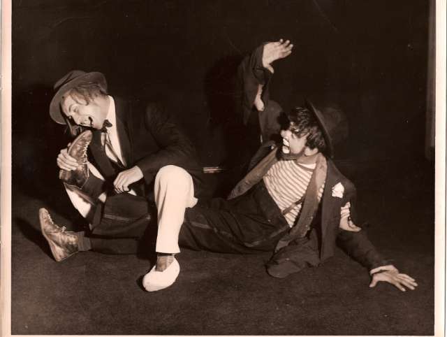 dressing up for polaroids and cigarettes A funny childhood photo from 1970