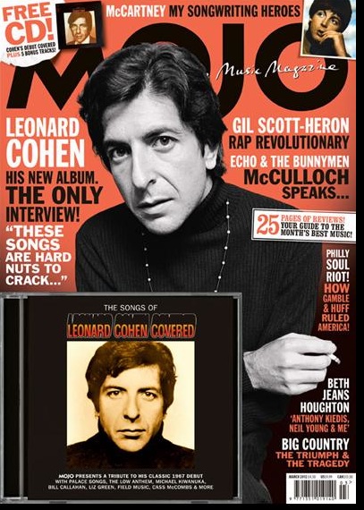 The Songs Of Leonard Cohen Covered For Mojo. 