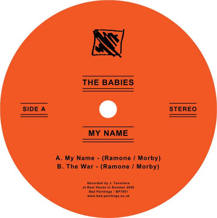 The Babies Record Store Day Single. 