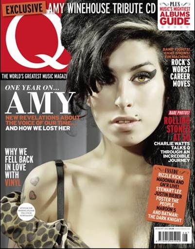Q Magazine's Free Amy Winehouse Tribute Cover Disk. 