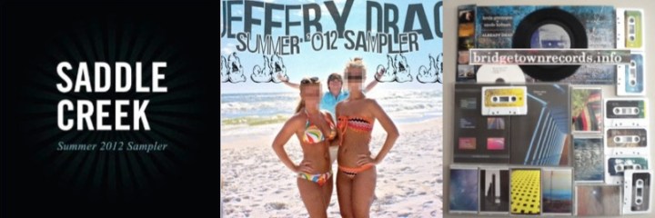 Free Label Samplers From Saddle Creek, Jeffery Drag & Bridgetown. 