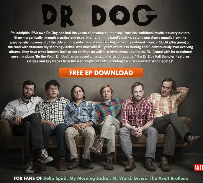 Dr Dog Noisetrade Free Dr. Dog Sampler From Noisetrade.