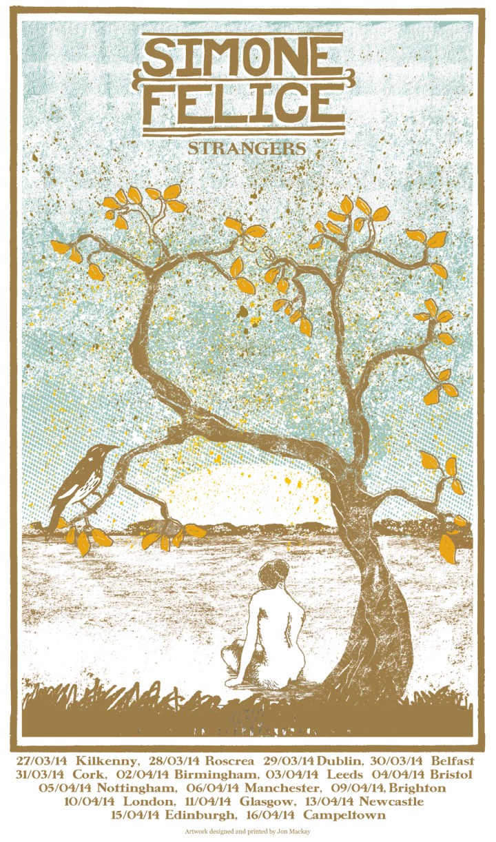 Simone Felice - UK Tour & Poster